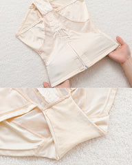 High Waist Button Zipper Tummy Tuck Underwear