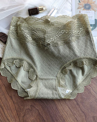 Lyocell Lace High-Waisted Antibacterial Panties