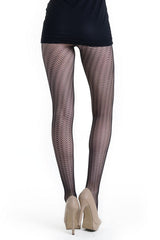 Black Mermaid Scales Mesh Fashion Designed Fishnet Pantyhose
