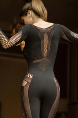 Black Slay the Night Full Jumpsuit