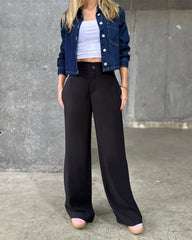 Drape Casual Suit Trousers