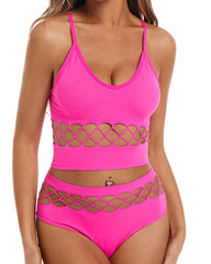 Sports Hollow Underwear Set