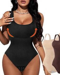 Seamless Ribbed Bodysuit Shapewear