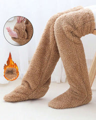 Fuzzy Legs Sock Slippers
