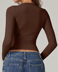 Double Layer Long Sleeve Bottoming Shirt