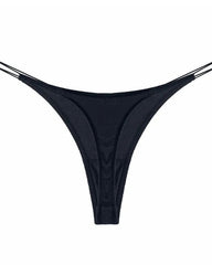 Female Breathable Double Strapes One-piece Thong