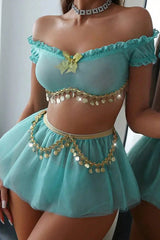 Enchanting Princess Belly Dancer Costume Set