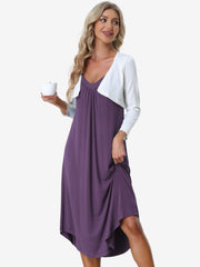 Spaghetti Strap Cami Nightdress Lounge Pajama Dress Nightgown