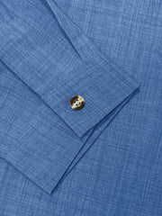 Collared Long Sleeves Button Down Work Shirt