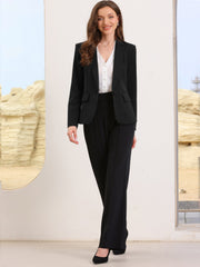Long Sleeve One Button Business Casual Blazer