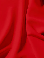 Notch Neck Cold Shoulder Solid Color Blouse
