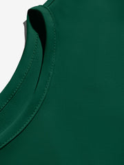 Notch Neck Cold Shoulder Solid Color Blouse