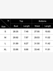 Graphic Triangle Cup Swimsuit Bikinis Sets