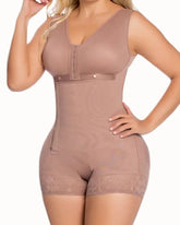 Plus Size Postpartum Sleeveless Short Bodysuit Shaper