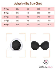 Adhesive Push-up Reusable Self Silicone Bra
