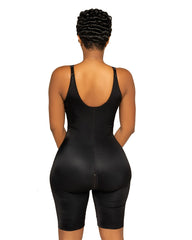 Post Surgery Compression Bodysuit With Built-in Bra Faja Shapewear For Women With Zip Front