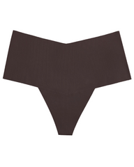 Mid-Waist Seamless Non-Pinch Ice Silk Breathable Thong Underwear