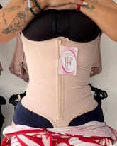 One-Piece Waist-Cinching Triangle-Breasted Body-Shaping Suit