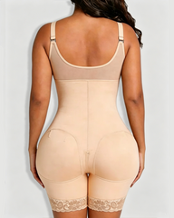 Zipper Tummy Control & Butt Lifter Shapewear Bodysuit