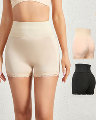 Breathable Tummy-Flattening Hip-Enhancing And Shaping Shorts With Padding