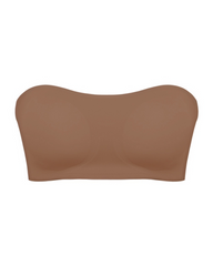 Strapless Cross Side-Closure Bra