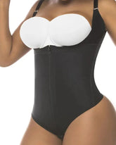 Open Bust Thong Tummy Control Shapewear for Women