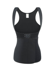 Women's Underbust Corset Waist Trainer Boned Body Shaper Tummy Fat Burner
