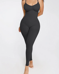 Seamless Breast Support Waist and Abdomen Shaping Mid Thigh Body Shaper
