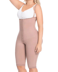 Open Bust Tummy Control Fajas Adjustable Hook And Eye Front Closure Women Shapewear