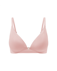 Seamless Front-Closure Bra For Small Busts Supportive And Comfortable Wire-Free