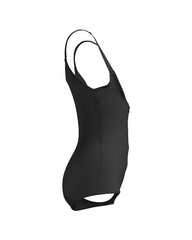Adjustable Strap Full Body Shaper with Front Zipper Tummy Control