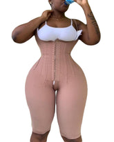 Free Bust Knee Length Compression Garment With Thin Straps Eye n Hook