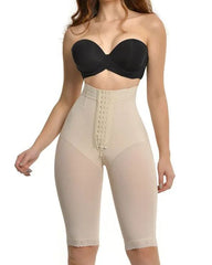 Fajas Compression Shapewear Open Bust Tummy Control with Zipper