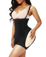 Sponge Padding Hip And Buttock Shaping Shorts With Shoulder Straps