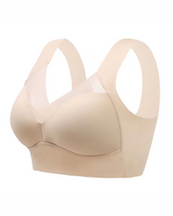 Ice Silk Seamless Wire-Free Push-Up Sports Bra