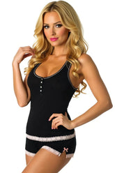 Black Sweetness Short PJ Set