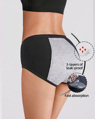 High Waisted Leak Proof Breathable Womens Underwear