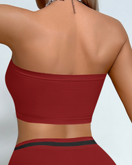 Casual Comfortable Strapless Seamless Breathable Bandeau Top