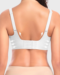 V Neck Jelly Wire Free Water Drop Push Up Bra