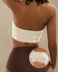 Strapless Front-Fastening Push-Up Wire-Free Bra
