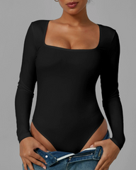 Square Neck High-Elastic Quick-Drying Sports Bodysuit