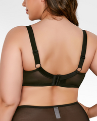 Lace Anti-Sagging Supportive Breathable Full-Cup Bra