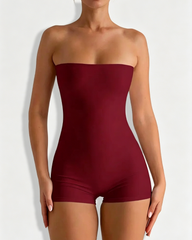 Seamless Bandeau High Stretch Fitted Bodysuit