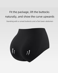 Seamless High-Waist Butt Lifter Panty with Removable Hip Pads
