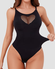 Sexy Mesh Transparent Fishnet Splicing One-Piece Bodysuit