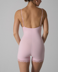 Lace Triangle Cup Nude-Feel Camisole Breathable Bodysuit