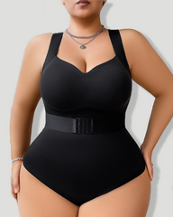 3-in-1 Compression Bodysuit Shaper with Built-in Bra & Waist Cincher
