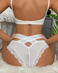 Sexy Low Waist Women's Ice Silk Underwear