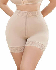 Lace Butt Push Up Tummy Control Shorts