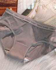 Sexy Mid-Waist Seamless Panties With Soft And Glutinous Mesh
